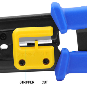 Ağ araçları telekomünikasyon konektörü sıkma pense EZ RJ45 platin ağ kablosu Crimper aracı
