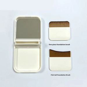 Pennello per il trucco per Make-up portatile multifunzione con fondotinta rettilineo spazzola per il trucco da viaggio - Product Image 2