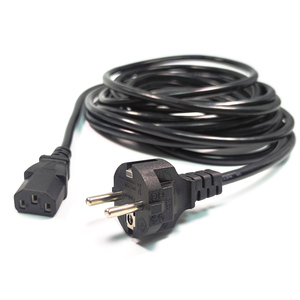 Senyecable yüksek kaliteli 2 pin ac avrupa priz kablosu toptan ab ac güç kablosu bilgisayar için 5M <span class=keywords><strong>10M</strong></span>