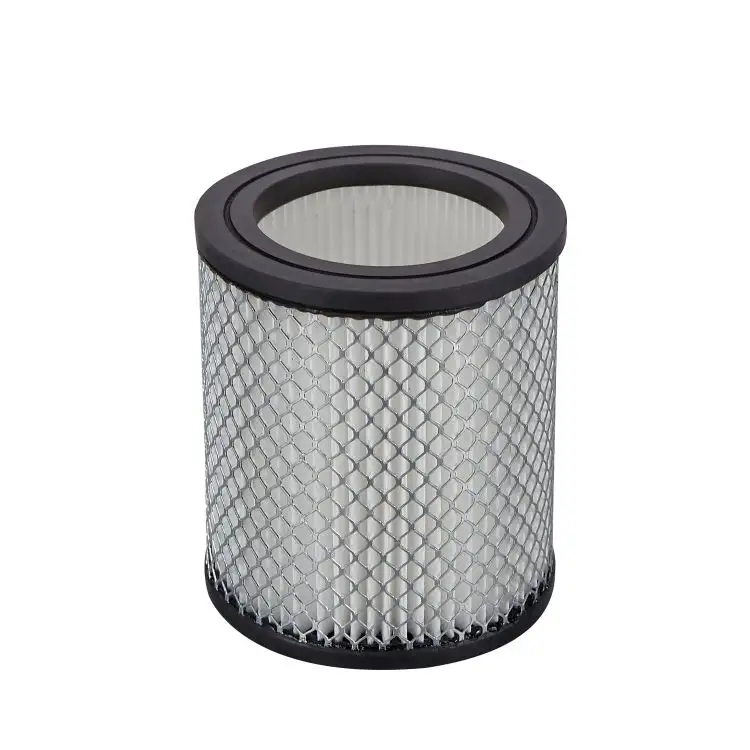 factory custom air cleaning equipment hepa filter with outer wire mesh non-woven true hepa filter element for air cleaner parts