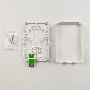 Neues Design BF01F Fiber Outlet Box ABS PC Hochwertige Frontplatte Box 1 Port mit Shutter Dust Cover Einfach zu installierende Desktop Box - Product Image 4