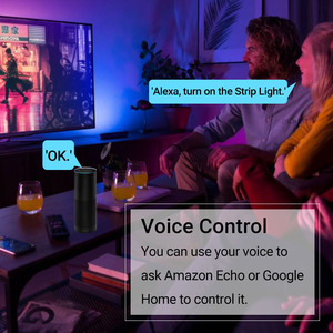 Akıllı 5M 10M 15M 20M LED IP65 su geçirmez dekoratif RGB Tuya akıllı LED ışık şerit SMD 5050 konektörü DC 12V Alexa ile çalışmak - Product Image 4
