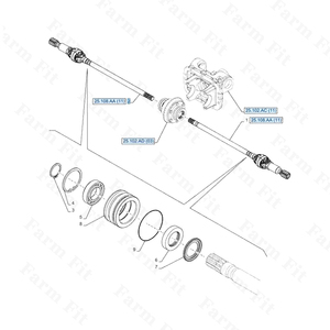 Yeni Trend son derece dayanıklı 47518942 traktör için 85C 120C 100C 115C 95C 105C 110C 90C uzun yarım mil - Product Image 4