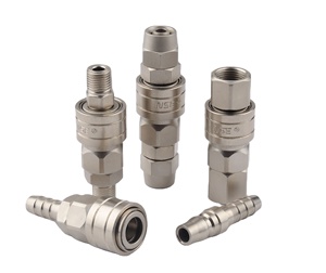 Nitto CประเภทPneumatic Quick Coupling Air CouplerอัตโนมัตินิวเมติกQRC One Touch - Product Image 1