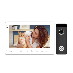 Super slim vídeo puerta teléfono intercomunicador timbre sistema funciona con commax 1080P 960P