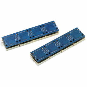 MAX7219 5ピンラインシングルチップマイクロコンピューターモジュールを備えたマイクロコントローラー4in1ディスプレイ用ドットマトリックスモジュール - Product Image 5