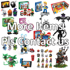 2025 Figura Anime Brick Head Mini Juguete Educativo Construcción MOC Bloques Anime Regalo para Niños - Product Image 6