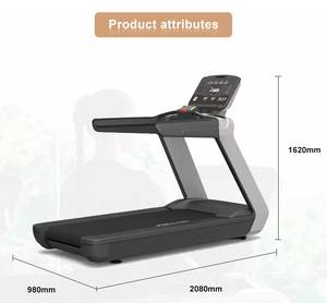 Hochwertiges kommerzielles Heim-Fitness studio Elektrisch motorisiertes Laufband LCD-Display Drahtloser Herzfrequenz test für Fitness Home Commercial - Product Image 6