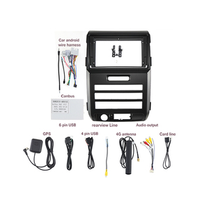 Aijia Car Stereo Operating Dvd Player Multifunction Entertainment System <strong>Frame</strong> for 2010 FORD F150 RAPTOR LHD Low End 9inch - Product Image 1