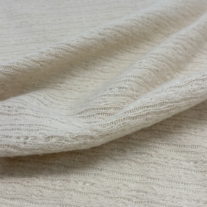 Alto desempenho 100% poliéster bege tecido Jacquard Chunky com excelente solidez da cor
