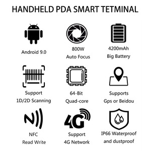 Industrial Rugged Smart Phone Call <strong>Android</strong> 9 Mobile Pc <strong>Pda</strong> 4.5 Inch Fhd 4g Ip66 <strong>Qr</strong> <strong>Code</strong> 8-core Waterproof Data Collector Pdas - Product Image 2