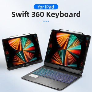 360度旋转键盘适用于iPad 12.9 BT键盘外壳12.9 "3-6代触摸无线盖 - Product Image 3
