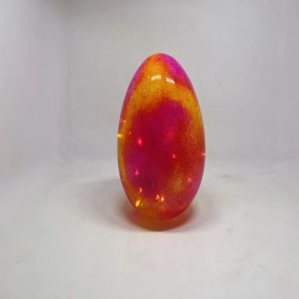 led fiberglass glass onion easter egg for sale