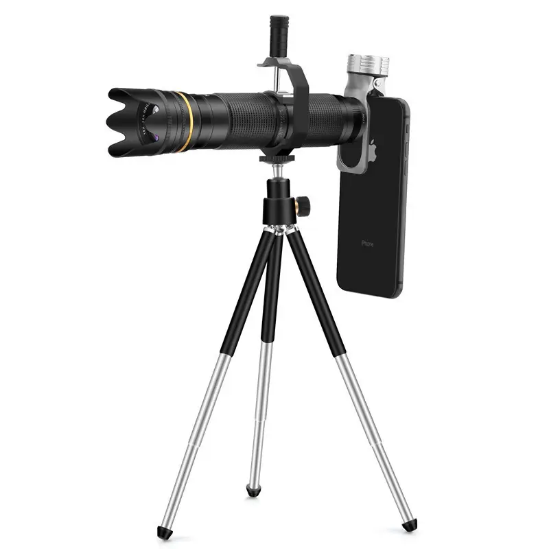 OEM ODM LOGO 15-35X obiettivo zoom a lunga distanza della fotocamera mobile teleobiettivo per smartphone Mini obiettivo della fotocamera 15-35x