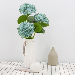 高档人造绣球花真触绣球花带茎婚礼用 - Product Image 5