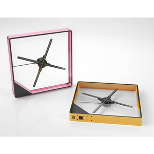 Project Design Colored Blades Wallstickers Z3 Fun Technology Price Display <strong>Image</strong> 3d Hologram Fan With Speaker - Product Image 6