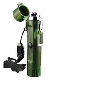 HL320 wasserdichtes elektrisches doppelbogenfeuerzeug Großhandel USB-Torch-Lichttrage tragbar mit Lichtfunktion feuerzeug - Product Image 1