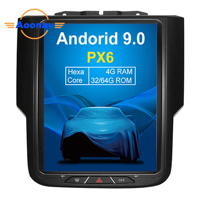 AOONAV Offre Spéciale Prix Bas lecteur dvd Androïde de voiture pour Dodge RAM 1500 2014-2018 GPS Navigation Vidéo Multimédia