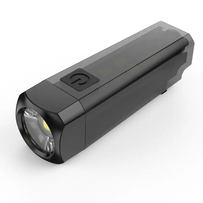 Nieuwe Aankomst Mini Edc Zaklamp 7 Werkmodi Met UV-Licht Type C Oplaadbare Abs Flitslichten Met Magneet Sleutelhanger