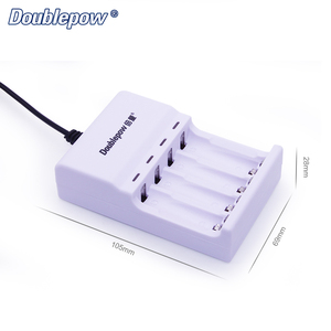 Doublepow U82 4 yuva USB pil şarj cihazı için 1.2V AA AAA Ni-MH ni-cd şarj edilebilir pil - Product Image 2