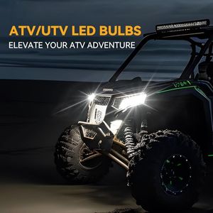 H4LEDヘッドライト電球非極性H4ハイロービームLEDランプ1:1ハロゲン交換電球用ミニサイズプラグアンドプレイ