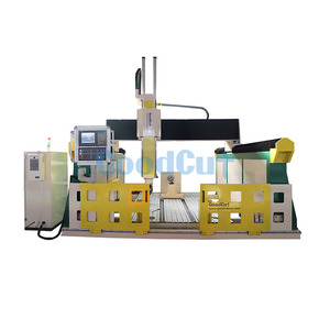 גבוהה באיכות 3D <span class=keywords><strong>CNC</strong></span> 5 ציר <span class=keywords><strong>CNC</strong></span> נתב מכונת לעץ עבודה עם 10KW hiteco 5 ציר ציר