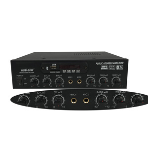 Mezclador digital de audio profesional para dj, amplificador de audio para sistema de dirección público - Product Image 5