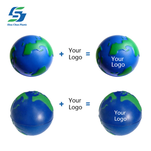 סיטונאי כדור מותאם אישית כדור לחץ כדור pu קצף מוצק אדמה עיצוב חרדה הקלה צעצוע מודפס לוגו מתנה קידום מכירות - Product Image 4