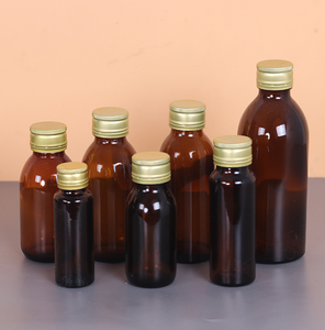 Wholesale Glass 30ミリリットル50ミリリットル60ミリリットル100ミリリットル150ミリリットル250ミリリットル500ミリリットルEmpty Clear Amber Oral Liquid Bottle With Tear Off Cap - Product Image 5