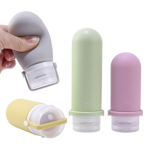TSA onaylı seyahat boyutu konteynerler BPA ücretsiz sızdırmaz silikon tüpler doldurulabilir sıvı kozmetik silikon seyahat şişeleri seti - Product Image 3