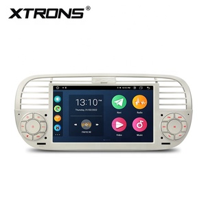 XTRONS 7英寸触摸屏1din安卓汽车全球定位系统导航菲亚特500，带无线汽车游戏安卓汽车卫星导航 - Product Image 1