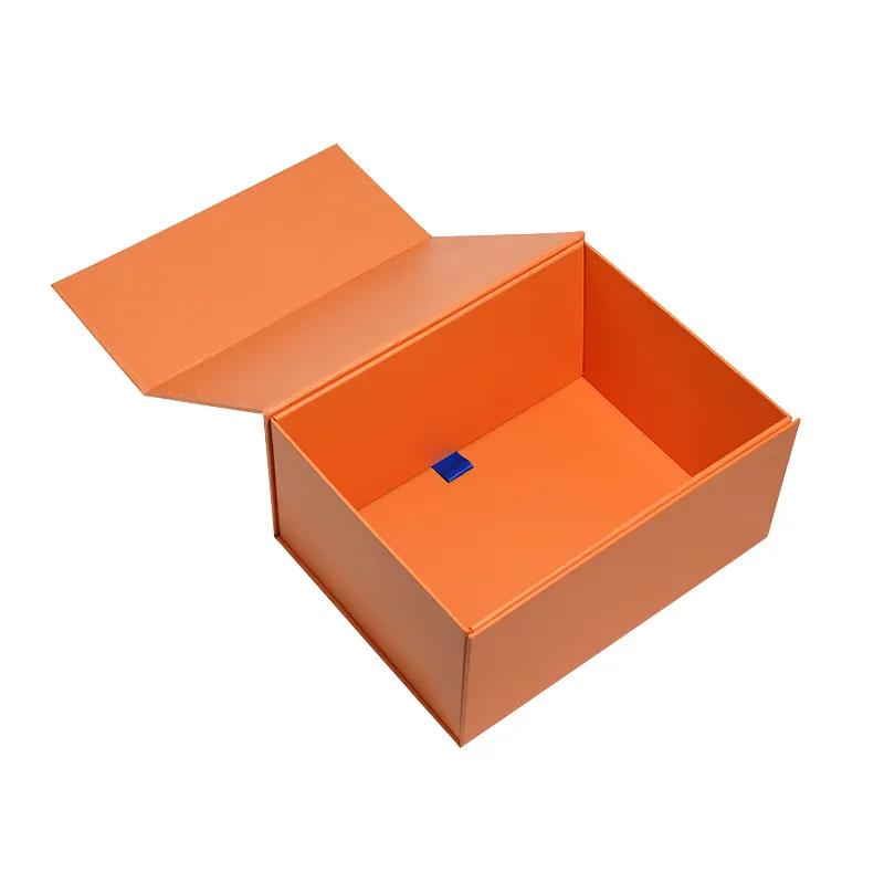 Emballage en carton recyclé fermeture magnétique pliable chaussure vêtements papier coffrets cadeaux stockage