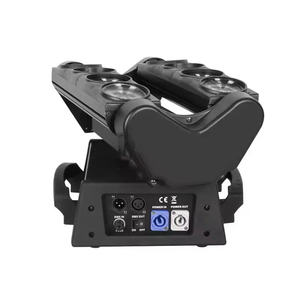 Luz de haz de araña con cabezal móvil de 200W, fuente LED RGBW, 12W, controlado por DMX para DJ, fiestas de Club nocturno, cuerpo de aluminio - Product Image 6