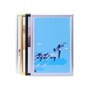 Fabrik 20mm A1 Aluminium Edge Gehrung Ecken Snap <span class=keywords><strong>Frame</strong></span> Poster Frames Wand montage A1 Größe Silber Werbetafeln