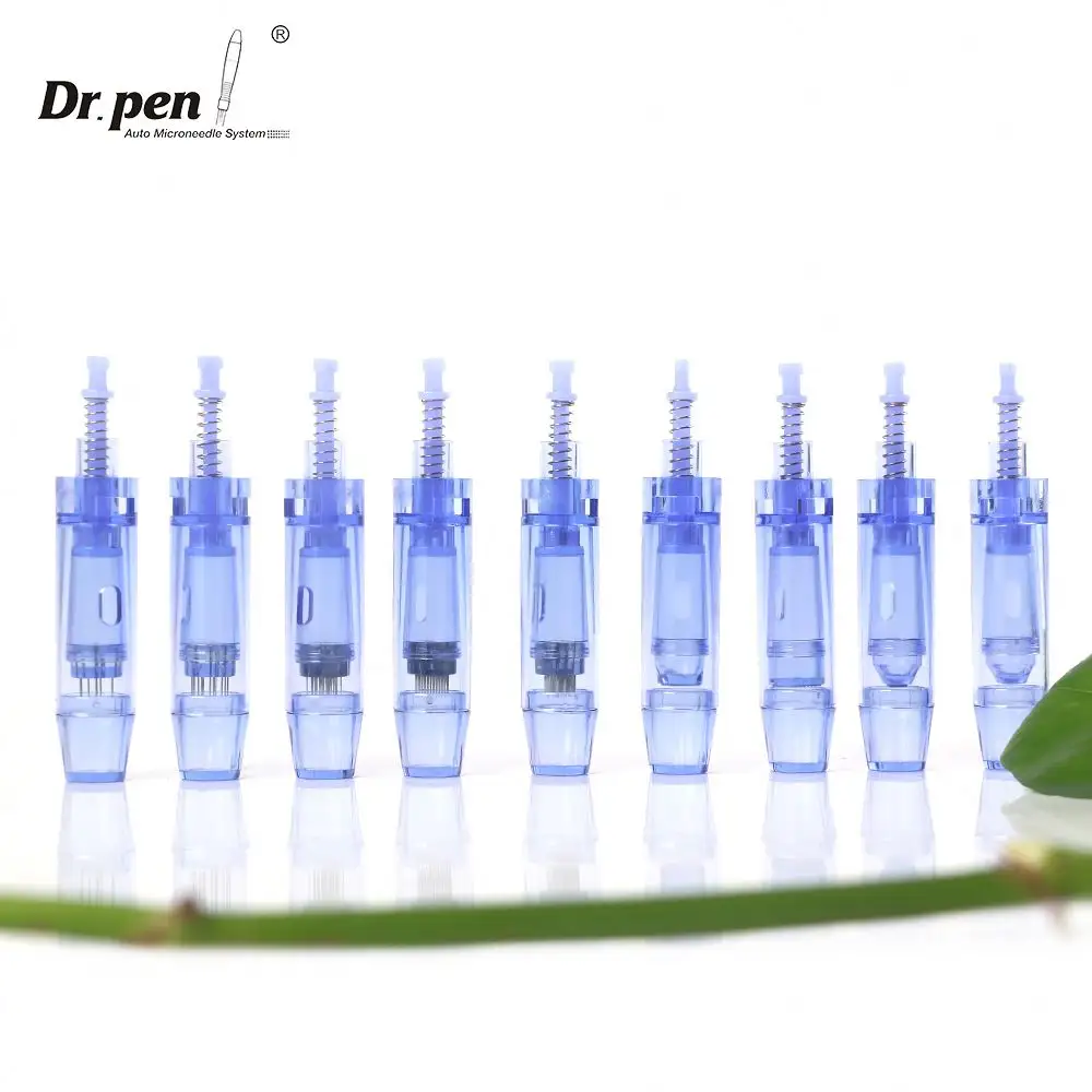 Derma Stamp Pen Microneedle Cartridges Needles With Syringe Tube For Mini Hydra Gun Mesotherapy Injector Tools