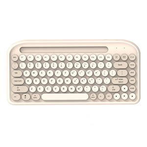84Keys Wireless BT <strong>Keyboard</strong> Punk Keycaps Duel Mode Colorful <strong>Keyboard</strong> with Mobile Slot for Tablet Phone Office Use - Product Image 2