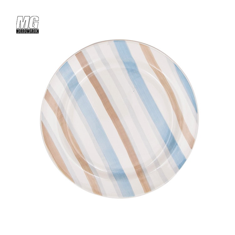 Wholesale cheap price tableware custom logo pattern ceramic dinnerware porcelain dinner set