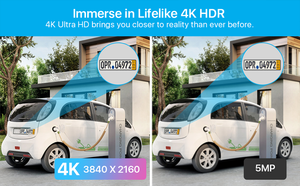 AI Power sistema di telecamere a 8 canali visione notturna AI rilevamento umano sistema di telecamere di rete di rilevamento del veicolo sistema di telecamere - Product Image 3