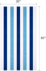 2021 קשת פס בריכת מגבת יוקרה מפית דה plage toallas para la playa 100% כותנה אישית פס חוף מגבת