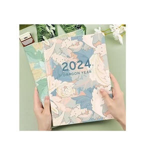 2024 Kalender planer Notizbuch Notizblock Wöchentliches jährliches Ziel Habit Tracker Kawaii Agenda Tagebuch Zeitpläne Organisatoren