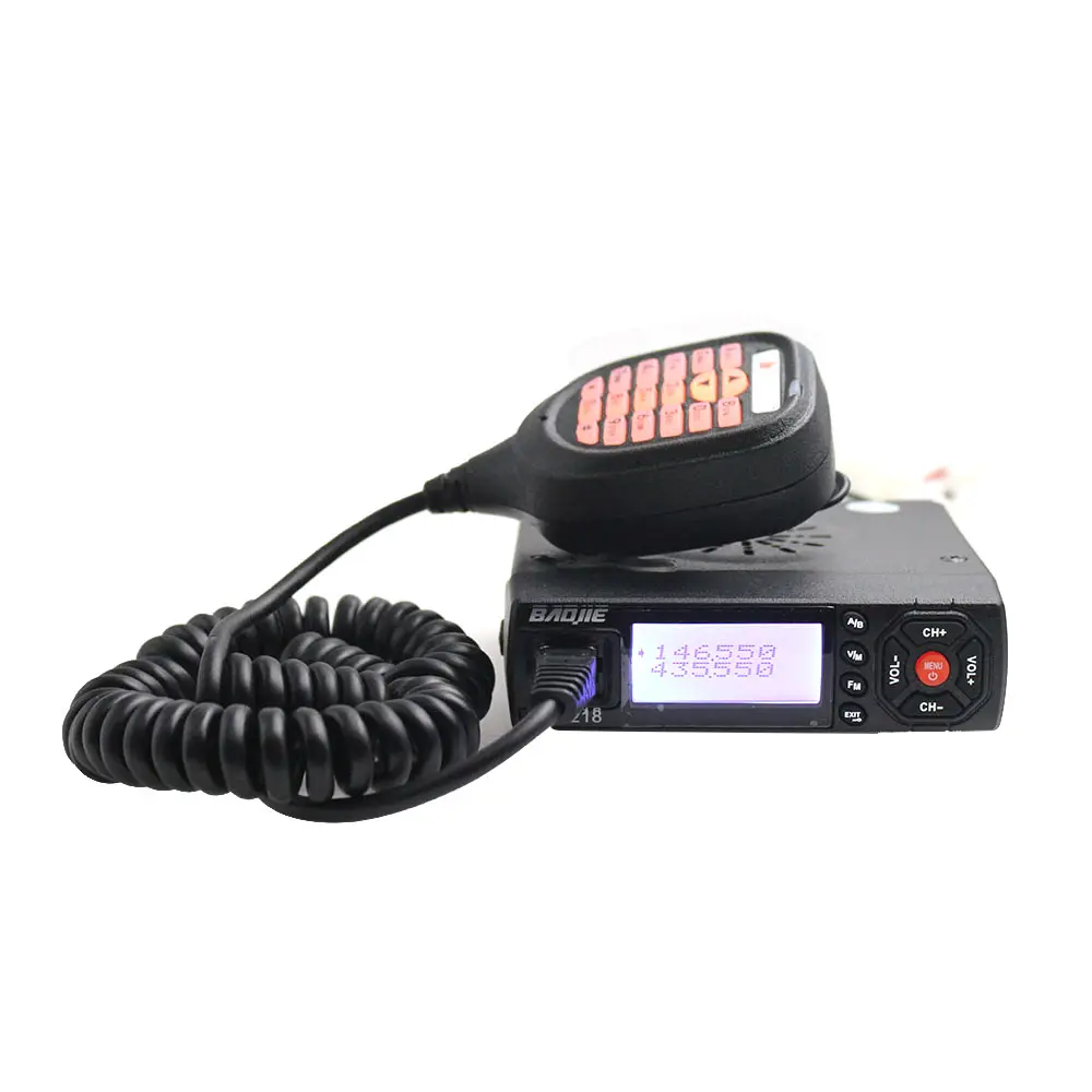 BJ-218 Waterproof Communicator Loudspeaker Radio Automobile Radio Mobile Transceiver Vhf/uhf Walkie Talkie Amateur Radio