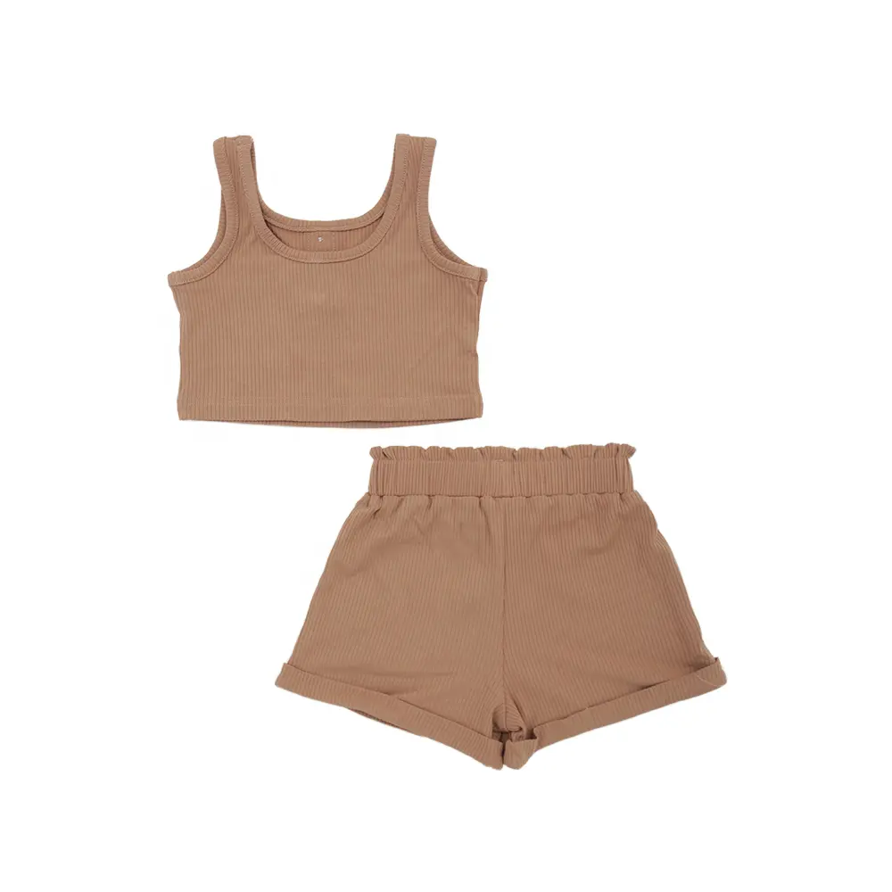 Conjunto de macacão de bebê unissex de verão com estampa personalizada pulôver fecho 2 peças adorável para meninas alças de ombro tops shorts com babado