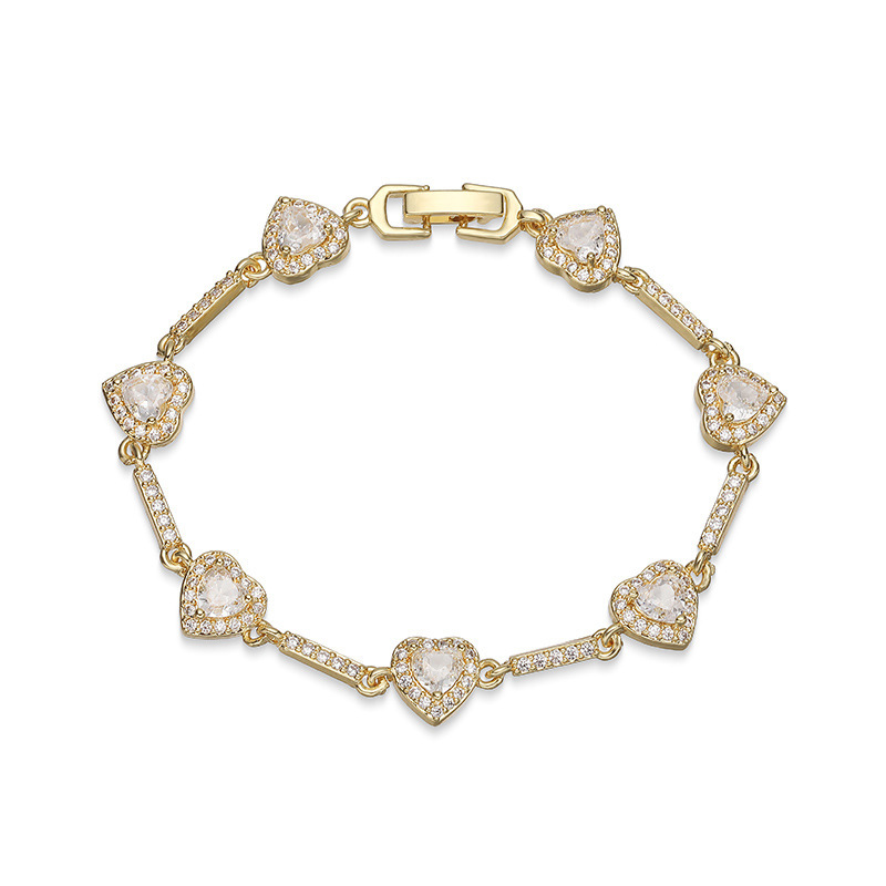 Bracciale in oro bianco con diamanti