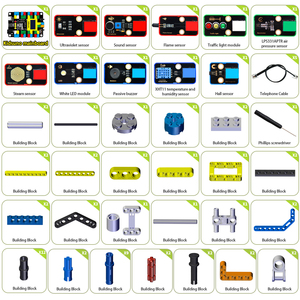 STEM Robot Kit Elektronische Bausteine Sensor modul Mini Meteoro logical Station Kit für Arduino mit KidsUno Board