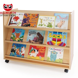 ตู้หนังสือรถเข็นสำหรับสำนักงาน/โรงเรียน/ห้องเรียนสไตล์โมเดิร์นดีไซน์ใหม่พร้อมชั้นวาง3ชั้น - Product Image 1