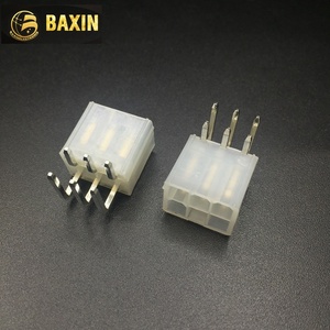 PCBボードオス5569-6WA用6ピン4.2mmピッチ直角モレックス6ピンコネクタ - Product Image 1