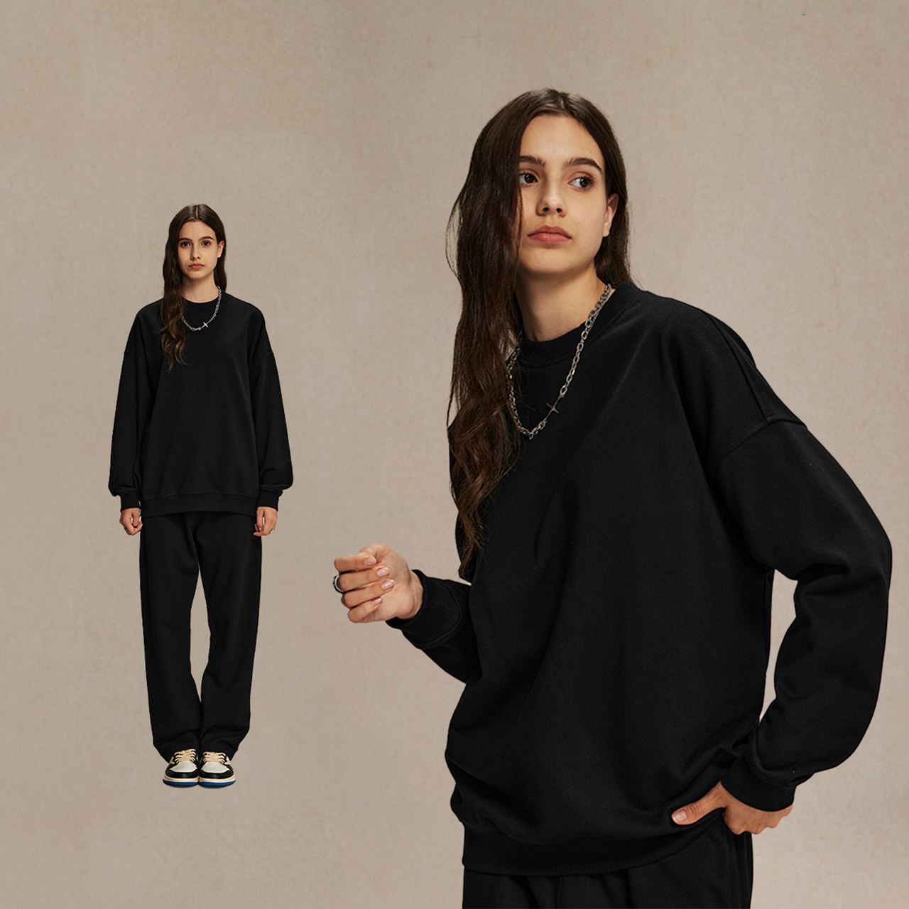 Black sweatshirt