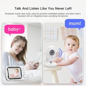 Видеоняня 3,5 дюймов Беспроводная с колыбельными - Product Image 5