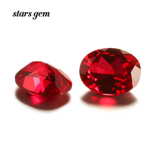 Competitive Price <strong>Ruby</strong> Loose Gemstone Fancy Color Blood <strong>Ruby</strong> Gemstone Oval Shape Lab Created <strong>Ruby</strong>
