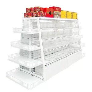 Hai mặt Lò Nướng Bánh giá thép móc sắt <span class=keywords><strong>Pegboard</strong></span> hiển thị đứng cho cửa hàng di động siêu thị nhỏ phụ kiện ăn nhẹ phù hợp - Product Image 2